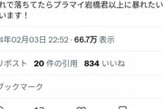 【朗報】岩橋の後輩芸人、岩橋を雑にいじる芸人にキレる「ほな松本人志のこともいじってみろや」