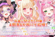 【Vtuber】けもみみりふれっ！新曲公開記念CM、4都市6か所の街頭ビジョンにて放映
