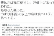 食べログの闇　「評価3.8以上はお金を払わないと下げられる」と暴露　「評価が良い店は信用するな」