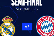 ◆UCL◆R4-2nd マドリー×バイエルン バイエルンデイヴィス弾で先制もマドリー88分からホセルの2発で逆転勝利！ドルとの決勝へ