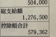 【悲報】ボーナス120万円の人、ほぼ半分取られてしまう