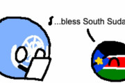 【南スーダン】南スーダン、おーい！【ポーランドボール】