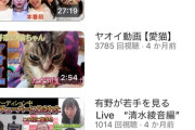 よゐこ濱口のYouTubeの再生数、終わる…