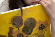 【元乃木坂46】鈴木絢音が描いた『ゴッホのひまわり』がこちら