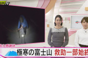 【救助の一部始終】元日の富士山に軽装登山者・・・