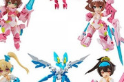 「デスクトップアーミー メガミデバイス 朱羅シリーズ(桜鬼、蒼衣) (BOX)」予約開始！髪型と胸を新規造形にて設定再現
