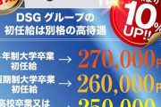 北陸地方のパチンコチェーンDSGグループ、新卒初任給をアップ