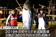 青森・大間町沖でマグロ漁船が転覆、1人死亡・1人行方不明　過去3億円マグロを釣り上げたことも