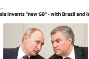 【速報】ロシア、新G8結成！選ばれた8カ国vs世界「軍事・経済・領土・人口」良い勝負か？