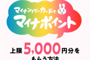 マイナポイント「5000円あげます、5000円あげます、5000円あげます」←これが流行らない理由