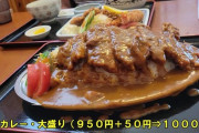 【画像】このレベルのカツカレー大盛り(1000円)に払いたい金額ｗｗｗｗｗｗｗｗｗｗｗ