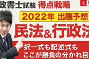 今日行政書士試験の俺に一言