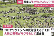 反ワクチンデモの「サクラ」募集に犯罪グループ“トクリュウ”のスカウトグループメンバー関与か　「報酬1万円」のSNS投稿に大勢の若者参加
