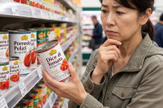 トップバリューのトマト缶に芋虫入ってたwww