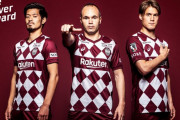 ◆画像◆本日お披露目ヴィッセル神戸の来季ユニが完全にトランプの裏側だと話題に！