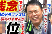 ギャオス内藤氏「ズバリ言います」中日応援番組でまさかのＢクラス（５位）予想。共演者も驚く