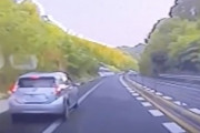 これは誰が悪い？南九州道で謎停車した車に続いてブレーキを踏んだら後続車が・・・。