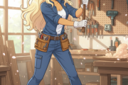 【画像】お前ら好みの女の子大工の世界に飛び込む