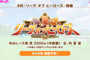【ウマ娘】久しぶりの開催となる次回LoHの中山2000m、特化キャラといえば誰がいるんだっけ？