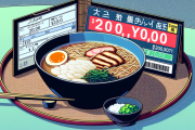 ラーメン「海外では3000円以上が普通。国内が安すぎたのです。今後は2000円にします」
