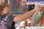 2歳児の描いた絵画 なんと4300万円！色鮮やかな抽象画　ドイツの「小さなアーティスト」が話題