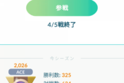 【ポケモンGO】GBL「レート2200前後」でずっと彷徨ってるマン