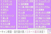 【画像】新語・流行語大賞、年間大賞がｗｗｗ
