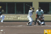 阪神2軍　髙山俊　先頭打者ホームラン
