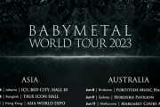 BABYMETAL「アジア&オーストラリア アジアツアー&オーストラリアを巡る、約3年ぶりとなる海外ワンマンツアー海外ワンマンツアー」
