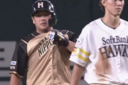 【朗報】日ハム横尾、代打の切り札として覚醒する