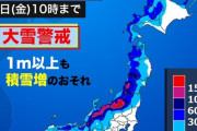 日本「大雪で1メートル以上積もるんだけど！止まってくれ！」