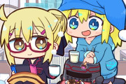 【FGO】パジャマな2人＆黒騎士くん　Fate/GrandOrderのイラスト紹介3703