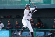 ロッテ鳥谷、初実戦で初安打！　2打席目に左翼線へ安打、直後にスーパープレーも