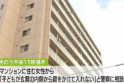マンション10階住みの母親、深夜にゴミ出し→寝てたはずの4歳息子が中から施錠→交番に相談→戻ると敷地内に息子の転落死体