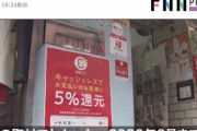 日本政府､キャッシュレス決済のポイント還元率を15%～20%に引き上げか
