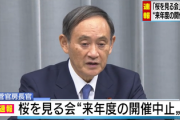 【速報】安倍首相主催「桜を見る会」　来年度は中止