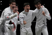 日本、フェンシング史上初の金メダルすげえええええええ