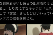 女さん、SPY×FAMILYに苦言「女キャラは胸を大きくして露出させとけばいいというクソオスの煩悩を感じた。男キャラのロイドは普通の男性なのに」
