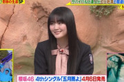 【櫻坂46】テレビに映るジャケ写のインパクトが強すぎるw【世界まる見え】