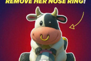 【！？】動物保護団体がマリオカートの牛の対する動物虐待に抗議活動。鼻ピアスを外すように要求