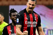 ミランとローマが乱打戦ドロー…イブラヒモビッチは得点ランク首位の今季6ゴール目