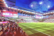 【画像】ファジアーノ岡山、将来的な専用スタジアム構想発表 イメージ図も初披露　今季はJ1昇格でシーズンパス完売