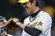 阪神・藤浪晋太郎「死ぬほど緊張しました」初の甲子園での救援登板　リード守り抜き虎党大声援