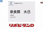 日ハムがドラフト5位で立正大・奈良間大己、6位で日本製紙石巻・宮内春輝を指名！