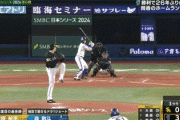 【日本シリーズ第6戦】DeNA、3回2アウト満塁から森敬斗が押し出し四球を選び1点追加！リードを4点に広げる！！！！！！！！！！！！！！
