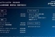 Amazonプライムビデオ､4月配信予定の作品を発表　ガチで豪華すぎる
