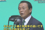 ( ´＿ゝ‘) マスコミ、⊿副総理が来賓の成人式にわざわざ押し掛け難癖探し→読んだねらー絶賛ｗ「この人すげぇ」「さすが⊿」