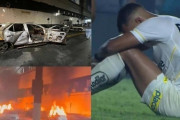 ブラジル名門サントス、初の2部降格でサポが暴徒化！スタジアムの周りの車両に放火　創設111年目で異常事態に