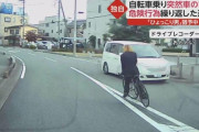 「ひょっこり男」逮捕 あおり運転の自転車への適用は初