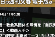 今日の週刊文春「●プロ野球“中継ぎエース”の3人不倫とDV写真」　誰や?